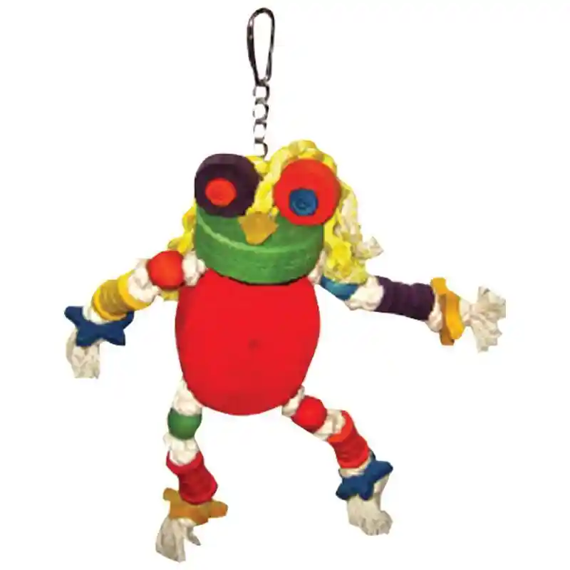 Happy Beaks Toy Silly Wooden Frog