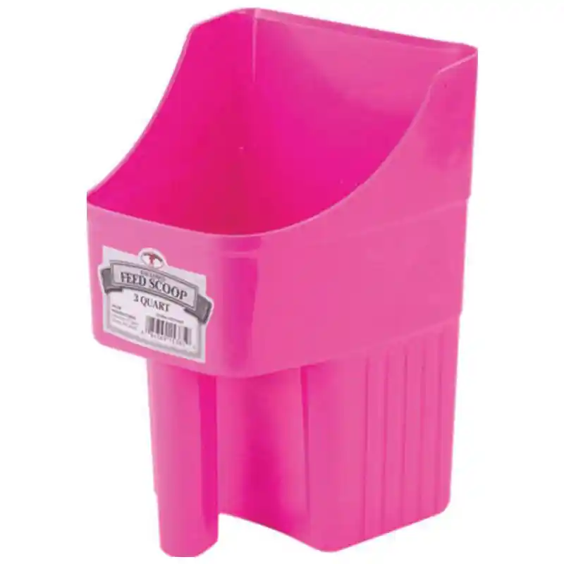 Enclosed Feed Scoop Hot Pink 3 Quart