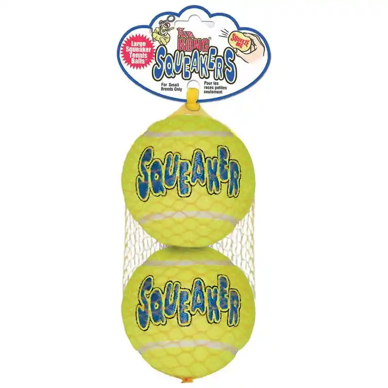 Air Kong Dog Squeaker Ball Large 2 Pack