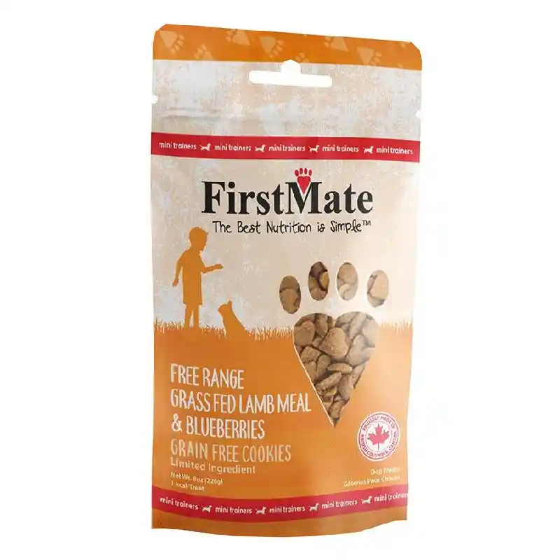 Firstmate Mini Lamb With Blueberry Dog Treat 8oz
