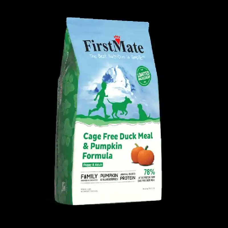 FirstMate Grain Free Duck Meal & Pumpkin Formula 5lbs